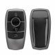 Kwmobile autókulcs fedél Mercedes Benz Smart Key, szürke/fekete, szilikon, KWM0000252R001C