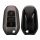 Kwmobile autókulcs fedél Peugeot/Citroen 3 gombokhoz - Smart Key, szürke/fekete, szilikon, KWM0000252W001C