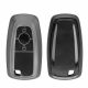 Kwmobile autókulcs fedél Ford 2 gombokhoz - Keyless Go, szürke/fekete, szilikon, KWM0000252Y001C