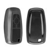 Kwmobile autókulcs fedél Ford 2 gombokhoz - Keyless Go, szürke/fekete, szilikon, KWM0000252Y001C