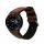 Kwmobile szíj Samsung Galaxy Watch 4/Galaxy Watch 4 Classic/Galaxy Watch 3 készülékhez, barna/fekete, természetes bőr, KWM0000253H001C