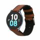 Kwmobile szíj Samsung Galaxy Watch 5/Galaxy Watch 5 Pro/Galaxy Watch 4 készülékhez, barna/fekete, természetes bőr, KWM0000253I001C