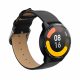 Kwmobile szíj Xiaomi Mi Watch Color Sport/S1 Active, fekete/barna, természetes bőr, KWM0000253J001C