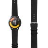 Kwmobile szíj Xiaomi Mi Watch Color Sport/S1 Active, fekete/barna, természetes bőr, KWM0000253J001C