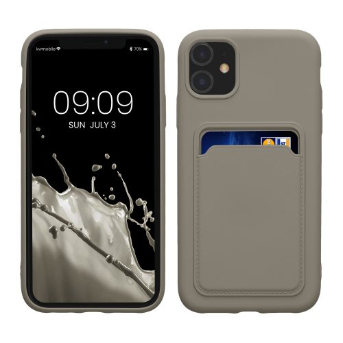 Kwmobile tok Apple iPhone 11, szürke, szilikon, KWM0000134F016C