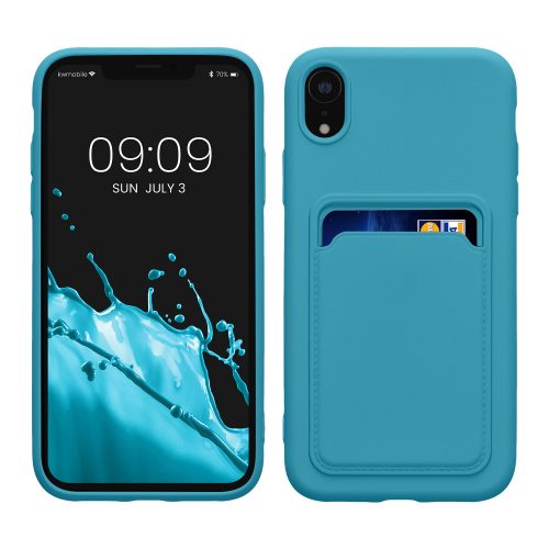 Kwmobile tok Apple iPhone XR, világoskék, szilikon, KWM0000134H013C