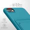 Kwmobile tok Apple iPhone 8/iPhone 7/iPhone SE 2 telefonokhoz, világoskék, szilikon, KWM0000134I015C