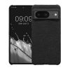 Kwmobile tok Google Pixel 8 telefonhoz, sötétszürke, textil, KWM000020JB001C