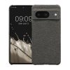 Kwmobile tok Google Pixel 8 telefonhoz, szürke, textil, KWM000020JB002C