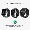 Kwmobile USB töltőkábel Amazfit Bip 3/Bip 3 Pro/GTS 4 Minihez, fekete, műanyag, KWM0000253K001C