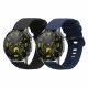 2 db Kwmobile szíj készlet Huawei Watch GT 4-hez (46 mm), fekete/sötétkék, szilikon, KWM0000254A001C