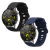 2 db Kwmobile szíj készlet Huawei Watch GT 4-hez (46 mm), fekete/sötétkék, szilikon, KWM0000254A001C