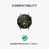 2 db Kwmobile szíj készlet Huawei Watch GT 4-hez (46 mm), fekete/sötétkék, szilikon, KWM0000254A001C