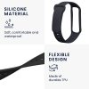 2 db Kwmobile szíj készlet Xiaomi Smart Band 8 Active készülékhez, fekete/sötétkék, szilikon, KWM0000254C001C