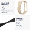 2 db Kwmobile szíj készlet Xiaomi Smart Band 8 Active-hoz, fekete/bézs, szilikon, KWM0000254C002C