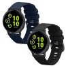 Garmin vivoactive 5/Active 5-höz, fekete/sötétkék, szilikon szilikon, KWM0000254E001C, 2 db Kwmobile szíj készlet