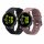 2 db Kwmobile pánt készlet Garmin vivoactive 5/Active 5-höz, fekete/lila, szilikon, KWM0000254E002C