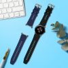 db Kwmobile szíj készlet Google Pixel Watch 2/Pixel órához, fekete/sötétkék, szilikon, KWM0000254I001C