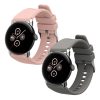 2 db Kwmobile szíj készlet Google Pixel Watch 2/Pixel órához, többszínű/rózsaszín, szilikon, KWM0000254I002C