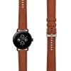 Kwmobile szíj Google Pixel Watch 2/Pixel órához, barna, természetes bőr, KWM0000254L001C