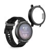 Garmin vivoactive 5/Active 5-höz készült 2 db Kwmobile huzat biztonsági üveggel, átlátszó/fekete, műanyag, KWM0000254N002C