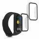 2 db Kwmobile komplett burkolat készlet Xiaomi Smart Band 8 Active/Redmi Band 2 készülékhez, átlátszó, műanyag, KWM0000254Q001C