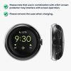 2 db Kwmobile tok biztonsági üveggel Google Pixel Watch 2/Pixel Watchhoz, átlátszó, műanyag, KWM0000254R001C