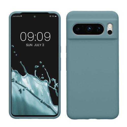 Kwmobile tok Google Pixel 8 Pro telefonhoz, sötétzöld, szilikon, KWM0000208G027C