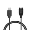 Kwmobile USB töltőkábel Garmin vivoactive 5/Vivoactive 4/Vivoactive 3-hoz, fekete, műanyag, KWM0000255O001C