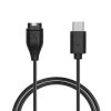 Kwmobile USB Type-C töltőkábel Garmin Swim 2/Tactix7/Enduro készülékhez, fekete, műanyag, KWM0000255P001C