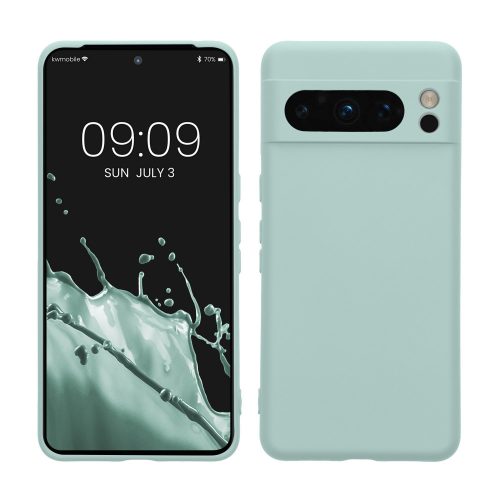 Kwmobile tok Google Pixel 8 Pro telefonhoz, világoszöld, szilikon, KWM0000208M005C