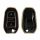 Kwmobile autókulcs fedél Opel 3 gombokhoz - Keyless Go, fekete/arany, szilikon, KWM0000256D001C