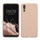 Kwmobile tok Huawei P20-hoz, krémszínű, szilikon, KWM000008PX012C