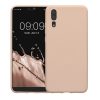 Kwmobile tok Huawei P20-hoz, krémszínű, szilikon, KWM000008PX012C