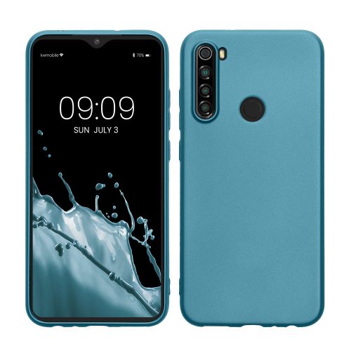 Kwmobile tok Xiaomi Redmi Note 8 telefonhoz, kék, szilikon, KWM000010LR005C