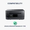 Kwmobile borító az Epson Expression Premium XP-7100 nyomtatóhoz, világosszürke, textil, KWM0000192E002C