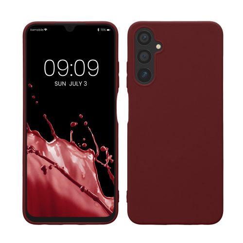 Kwmobile tok Samsung Galaxy A05s, Burgundy, Szilikon, KWM000021MY010C telefonokhoz