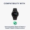 Kwmobile dokkolóállvány Samsung Galaxy Watch 4/Galaxy Watch 4 Classic/Galaxy Watch 3 készülékhez, fekete, szilikon, KWM0000257B001C