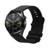 Kwmobile szíj Huawei Watch GT 3 Pro (46mm)/GT3 46mm, fekete, szilikon, KWM0000257J001C