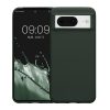 Kwmobile tok Google Pixel 8 telefonhoz, sötétzöld, szilikon, KWM0000208H015C