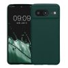 Kwmobile tok Google Pixel 8 telefonhoz, sötétzöld, szilikon, KWM0000208L014C