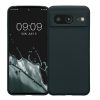 Kwmobile tok Google Pixel 8 telefonhoz, sötétzöld, szilikon, KWM0000208L015C