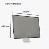 Kwmobile 4 az 1-ben tok 34-35 hüvelykes univerzális iMac 27"/iMac Pro 27" monitorhoz, világosszürke, műanyag, KWM0000119Y002C