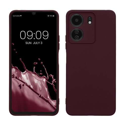 Kwmobile tok Xiaomi Poco C65/Redmi 13C, sötétkék, szilikon, KWM000020KN003C