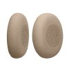 2 db-os Kwmobile fülpárna készlet Jabra Evolve 2 65/Evolve 65 SE, bézs, Eco-bőr, KWM0000256O002C