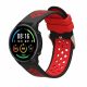 Kwmobile szíj Xiaomi Mi Watch Color Sport/S1 Active-hoz, fekete/piros, szilikon, KWM0000258B001C