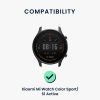 Kwmobile szíj Xiaomi Mi Watch Color Sport/S1 Active-hoz, fekete/piros, szilikon, KWM0000258B001C