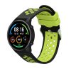 Kwmobile szíj Xiaomi Mi Watch/Mi Watch Color Sporthoz, fekete/zöld, szilikon, KWM0000258C002C