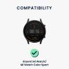 Kwmobile szíj Xiaomi Mi Watch/Mi Watch Color Sporthoz, fekete/zöld, szilikon, KWM0000258C002C