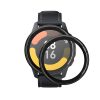 2 db Kwmobile védőfólia készlet Xiaomi Mi Watch/Mi Watch Color Sporthoz, átlátszó/fekete, polimer, KWM0000258D001C